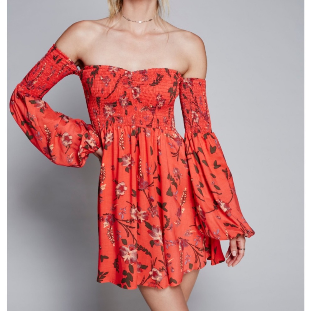 Free people off the shoulder dress